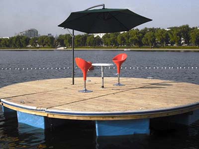 Changchun south lake circular pier