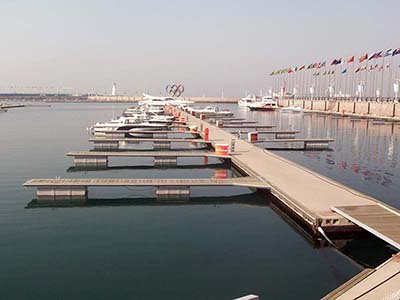 Qingdao Olympic sailing competition dock